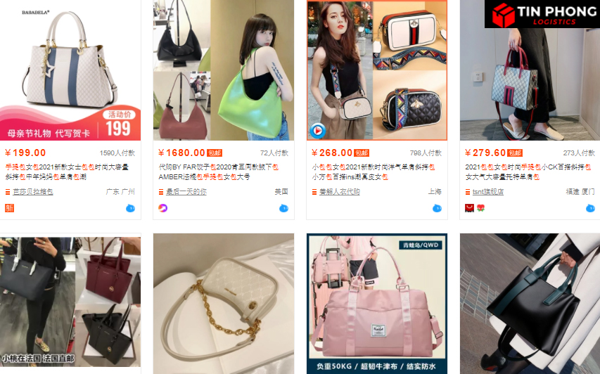 Top 10 shop túi xách Taobao uy tín được giới trẻ yêu thích